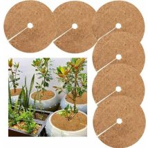 Pièces Disque de Paillage,Protection d'hiver pour Plantes en Pot,Plantes Protection Tapis,Biodégradable Tapis de Coco Plantes pour Le Jardinage,20cm