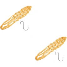 Pièces Filet d'alimentation pour Perroquet Sac en Filet pour mangeoire Suspendu Jouet Alimentaire Jouets pour Petits Oiseaux Sac Filet d'alimentation