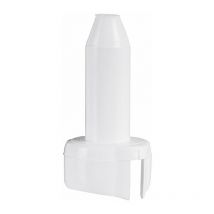 Fourreau plastique blanc - diamètre 9,4 mm - Pour paumelle universelles - Vendu par 12 Monin