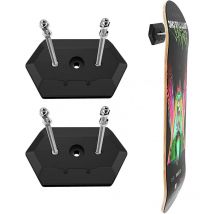 Sunxury - Pièces Support Mural pour Skateboard en Plastique, Support D'affichage Skateboard Mural, Support Mural pour Skateboard, pour Le Skateboard