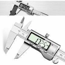 Forehill - Pied à Coulisse Digital - Professionnel Numérique Caliper Pied à Coulisse de 150mm Mesure précise et rapide, lecture facile en Acier