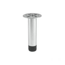 Jeu de 4 pieds acier platine soudée