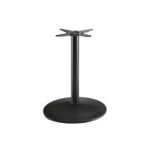 Manart - Pied corolle fonte - Hauteur : 730 mm - Décor : Noir - Tube : ø 76 mm