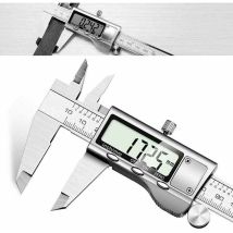 Pied Coulisse Digital - Professionnel Numrique Caliper Pied Coulisse de 150mm Mesure prcise et rapide, lecture facile en Acier inoxydable Outil