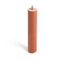 Pied cylindrique en bois hêtre couleur mérisier mod.434. dimensions ø5x25cm REI