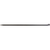Pied De Biche Long. 1 250 Mm Largeur 30 Mm Forme Ronde Avec Pointe Et Lame Droite Peint En Noir
