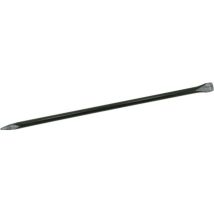 Pied De Biche Long. 1 250 Mm Largeur 30 Mm Forme Ronde Avec Pointe Et Lame Courbée Peint En Noir