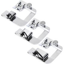 Benobby Kids - Pied-de-biche en trois pieces pour machine a coudre electrique multifonctionnelle domestique Pied-de-biche a ourlet 4/8 6/8 8/8