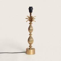 Iluzzia - Pied de Lampe à Poser Métal Brahma Doré