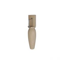 Pied De Lit/Sommier Conique Fixe Hêtre Brut Blanc/Beige, 23 Cm - Cime