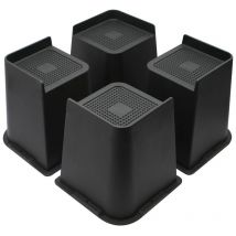 Rapanda - Pied de meuble-Bed Risers 4 inch,6 inch, 8 inch, Oversized Furniture Risers, Support Up to 6000 Lbs, Lift 4 inch for Couch, Sofa,