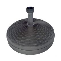 Gerimport - E3/75322 base de parasol 20 l couleur: noir Ø46x15cm ipae progarden