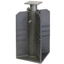 Base D'Achat Pour Parasol In-ground 30x30 Cm Platinum Noir Homms