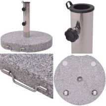 Pied de parasol en granit 30kg - Pied de parasol - Base de parasol - Home & Living - Gris