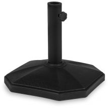 Pied de parasol hexagonal 13,5kg – 37x37cm - En béton - Pour Rapallo, Recanati & Magione