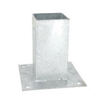 Waelbers - Pied de poteau à boulonner - Galvanisé à chaud 71x150 mm 428303.99