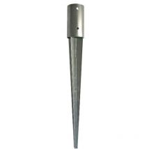 Pie redondo para poste de jard n ppjre 101x165mm - grosor 2mm