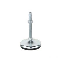 Pied de reglage acier Forme a d 80mm, M12 x 150mm