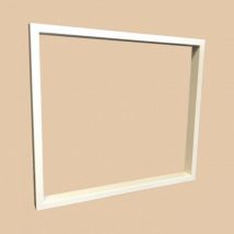 Commentfer - Pied de table en acier Couleur - Blanc, Dimensions - 71 x 80 cm