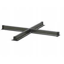 Platinum - Pied En Croix Pour Parasol 100x100 Cm Noir Homms
