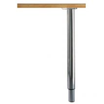 Pied extensible diamètre 60mm réglage 71-110cm chromé - 20.3.1