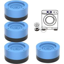Pied Machine a Laver, 4PCS Tampons à Pied Machine à Laver, Patin Anti Vibration Machine à Laver Antidérapants et Réduisant, pour Machines à laver,