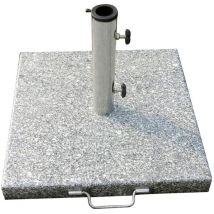 Pied parasol en granit 20 kg 400x400 cm.