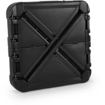 Pied pour parasol déporté remplissable 100L en plastique noir avec roulettes - Base à lester