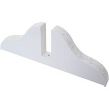 Hegele - Pied pour paravent, support, porte-paravent / cloison de séparation, blanc, lot de 2