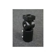 Kapsea - Pied rotatif noir de projecteur exterieur pose sur mât ø 75mm max black masty