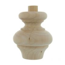 Piede legno ontano art. 53012 MM.88x100. Prezzo per 1 pezzo.