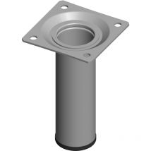 Piedino per mobile piatto 30mm H.700mm bianco Element System Per 4)