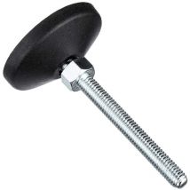 Piedino di regolazione AEP38 filettatura M6 x 50/portata fino a 100 kg (4 pezzi)