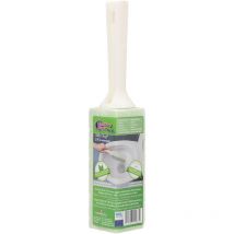 Grüner WC-Reinigungsblock mit Griff – 12,5 x 4 x 4 cm – ungiftig, umweltfreundlich, bakterienstatistisch – JARDIBRICODECO