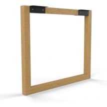 Pied cadre xl en bois et métal