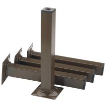 Element System - Pieds Meubles Chromé 25x25mm H.800mm (par 4)