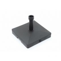 Habitat Et Jardin - Pieds de parasol a lester avec roulettes - Noir