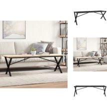 Pieds de table basse cadre en x 140x30x43 cm acier - Pieds De Table - Pieds De Table Industriels - Pieds De Table Métalliques - Pieds De Table Design