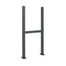 Pieds pour boîte aux lettres Boîte à paquets gris