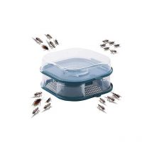 Piège à cafards réutilisable et non toxique, appât pour cafards, cuisine et toilettes (double bleu)