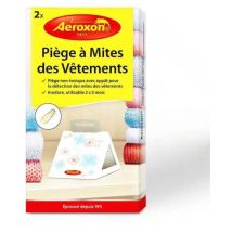 Aeroxon - Piège à mites des vêtements - Lot de 2 pièges adhésifs