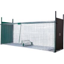 Boîte à fauve avec 2 portes à glissière, 130 x 36 x 47 cm Boxtrap