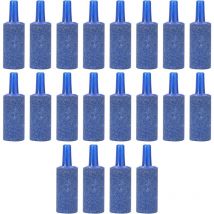 Pierre à air pour aquarium, pierre à bulles pour aquarium, diffuseur à bulles cylindrique pour aquarium, convient aux aquariums domestiques pour