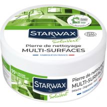 Brunel - pierre blanche de nettoyage 375g 100% d'origine naturelle en pot starwax vert