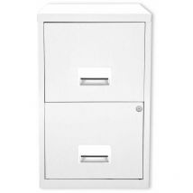 Pierre Henry - 2 Drawer Maxi Tall Filing Cabinet - Bright White