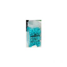 Gardeness - Pierres décoratives de sassolini pour paquet de couleurs bleues de maison interne ou extérieure 7x7x15 cm pierres domestiques
