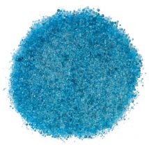 Pierres fines en verre bleu 4 l