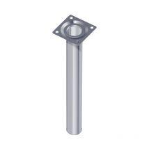 Element System - Pies de muebles de acero tubular blanco 800mm ronda 30mm d (por 4)