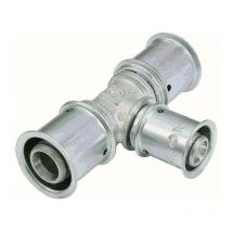 Pieza de presión en t 63 x 50 x 63 mm multitubo