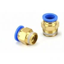 Fitags - Teile Luft-Schnellverbinder, pneumatische Armaturen, Verbinder, Schnellverbinder, Durchmesser. 6 mm für die Automatisierungsindustrie (M5)